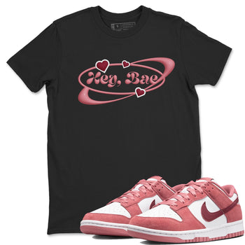 Dunk Valentines Day 2024 shirt to match jordans Hey Bae sneaker tees Dunk Happy Valentines Day 2024 SNRT Sneaker Release Tees Unisex Black 1 T-Shirt