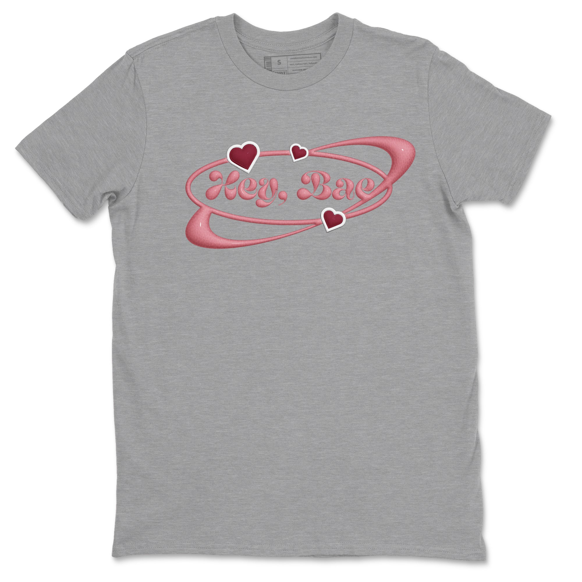 Dunk Valentines Day 2024 shirt to match jordans Hey Bae sneaker tees Dunk Happy Valentines Day 2024 SNRT Sneaker Release Tees Unisex Heather Grey 2 T-Shirt