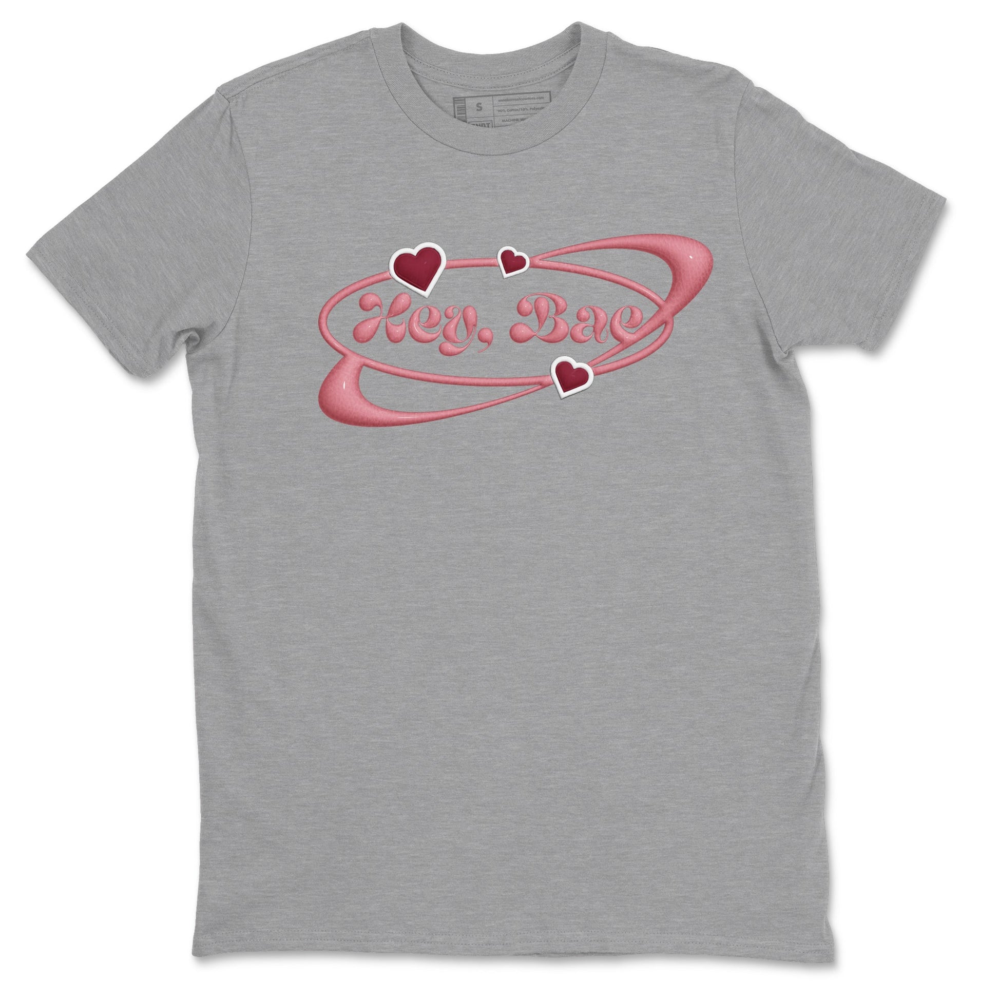 Dunk Valentines Day 2024 shirt to match jordans Hey Bae sneaker tees Dunk Happy Valentines Day 2024 SNRT Sneaker Release Tees Unisex Heather Grey 2 T-Shirt