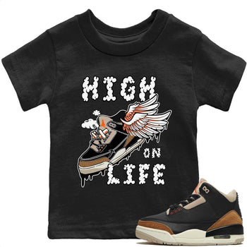 Jordan 3 Desert Elephant Sneaker Match Tees High On Life Sneaker Tees Jordan 3 Desert Elephant Sneaker Release Tees Kids Shirts