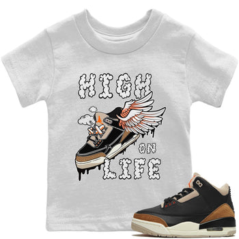 Jordan 3 Desert Elephant Sneaker Match Tees High On Life Sneaker Tees Jordan 3 Desert Elephant Sneaker Release Tees Kids Shirts