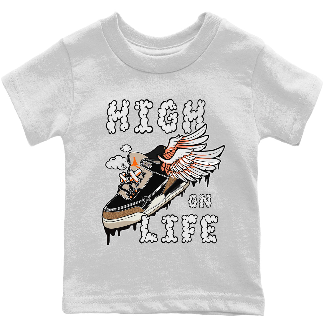 Jordan 3 Desert Elephant Sneaker Match Tees High On Life Sneaker Tees Jordan 3 Desert Elephant Sneaker Release Tees Kids Shirts