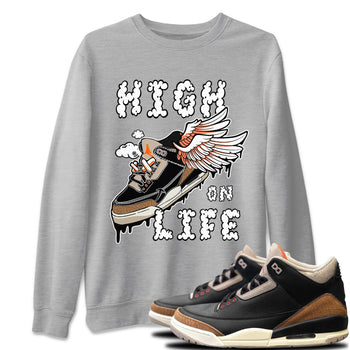 Jordan 3 Desert Elephant Sneaker Match Tees High On Life Sneaker Tees Jordan 3 Desert Elephant Sneaker Release Tees Unisex Shirts