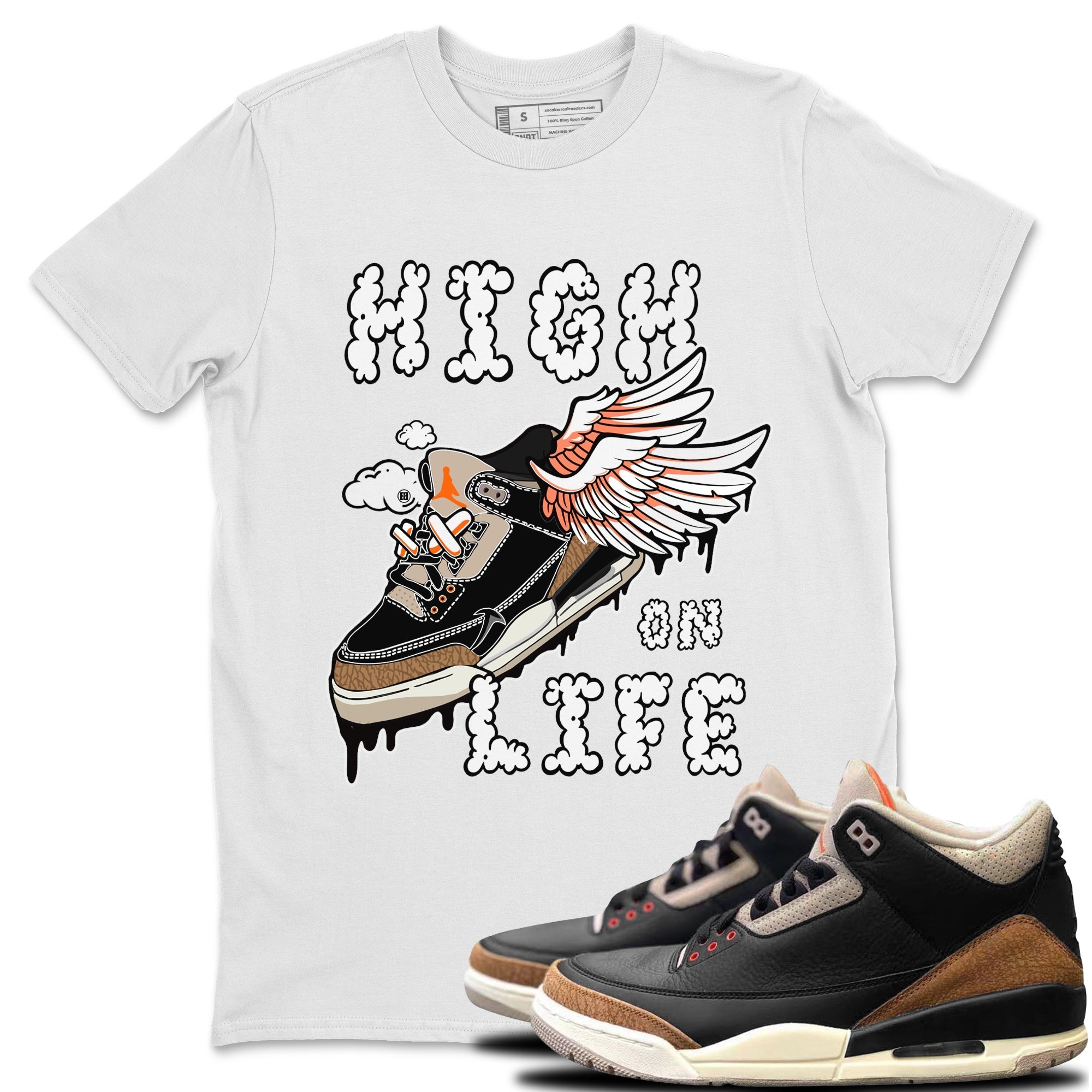 Jordan 3 Desert Elephant Sneaker Match Tees High On Life Sneaker Tees Jordan 3 Desert Elephant Sneaker Release Tees Unisex Shirts