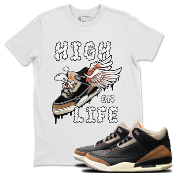 Jordan 3 Desert Elephant Sneaker Match Tees High On Life Sneaker Tees Jordan 3 Desert Elephant Sneaker Release Tees Unisex Shirts