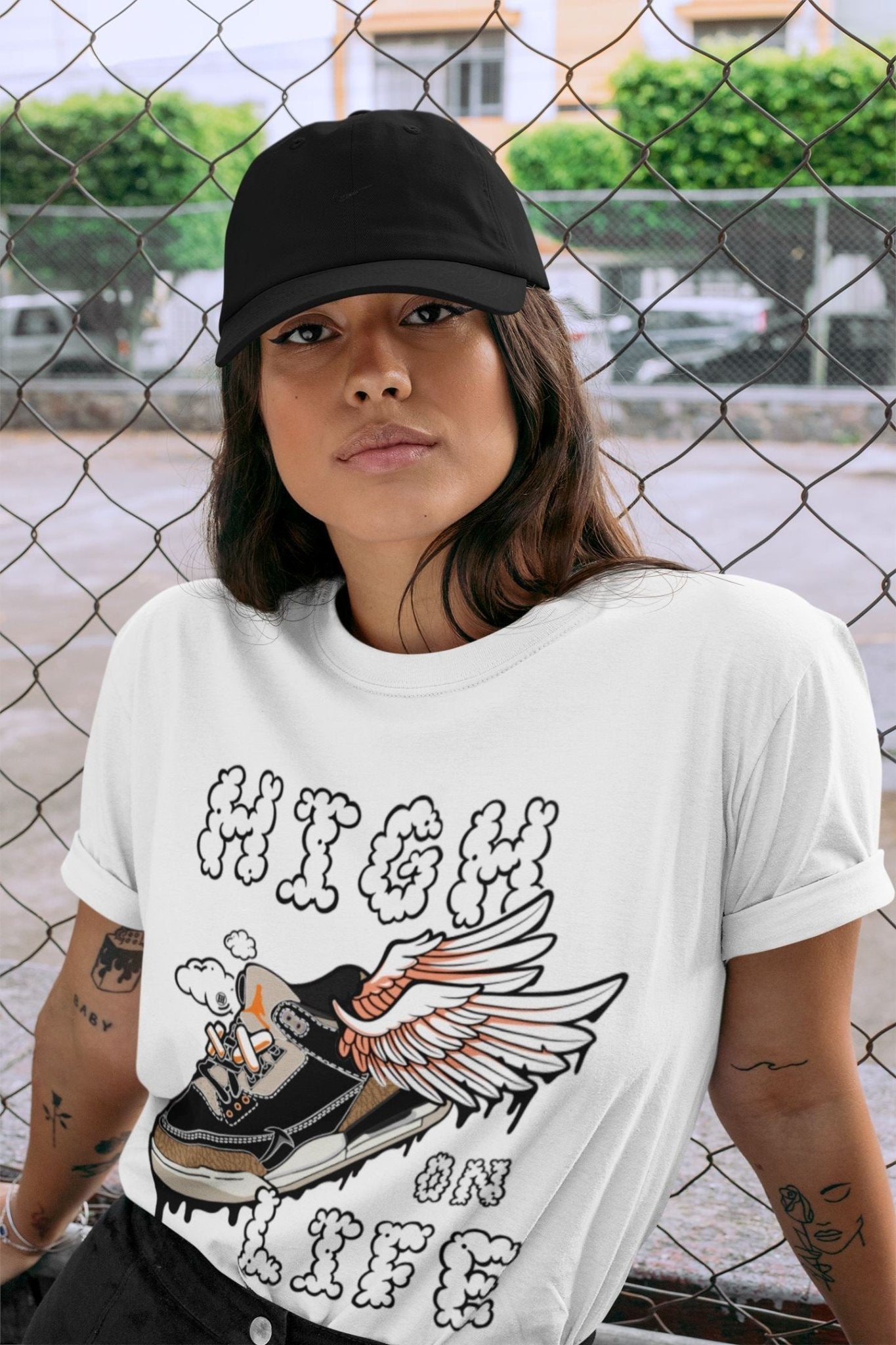 Jordan 3 Desert Elephant Sneaker Match Tees High On Life Sneaker Tees Jordan 3 Desert Elephant Sneaker Release Tees Unisex Shirts