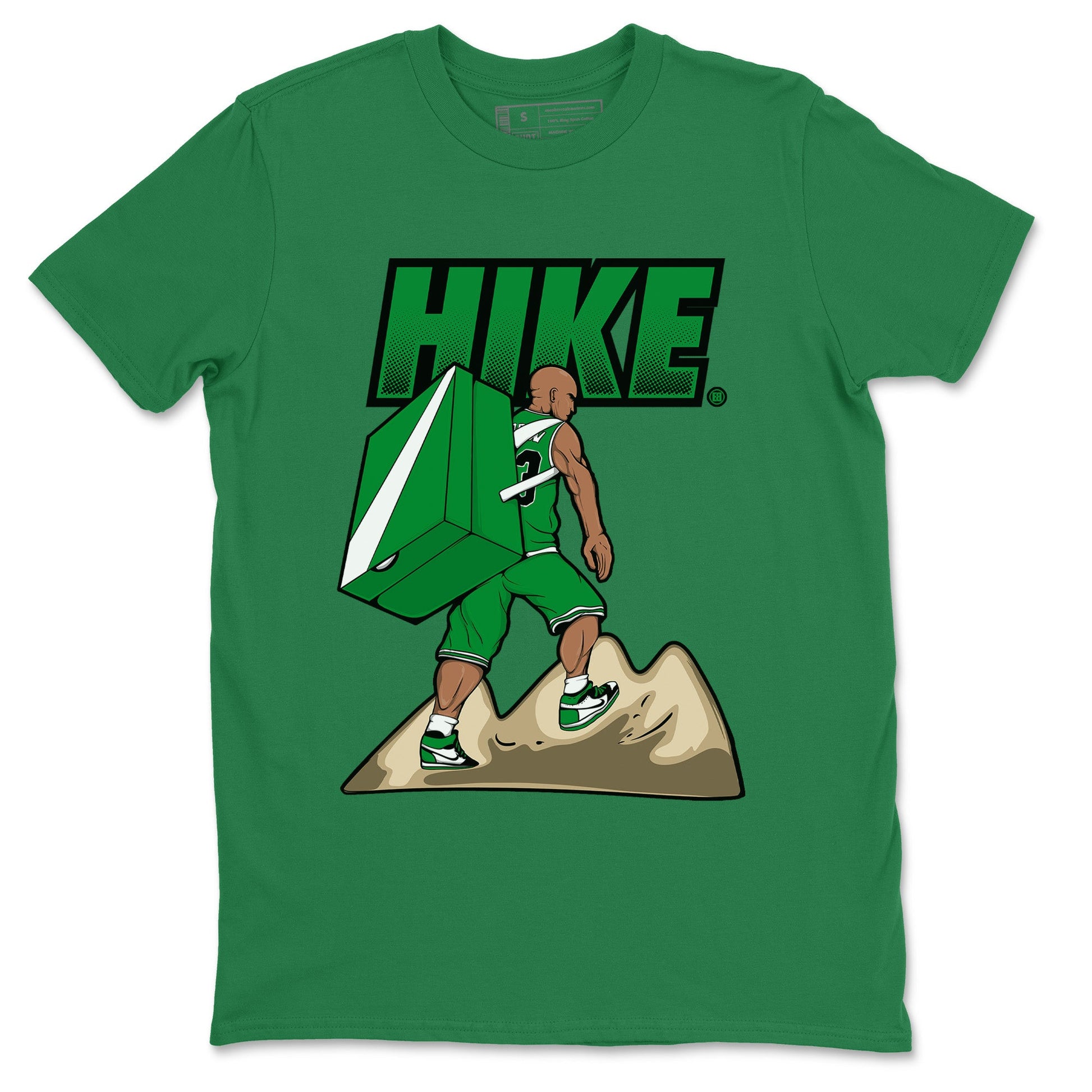 Air Jordan 1 Celtics Sneaker Match Tees Hike Sneaker Tees Air Jordan 1 High OG Celtics Sneaker Release Tees Unisex Shirts Kelly Green 2
