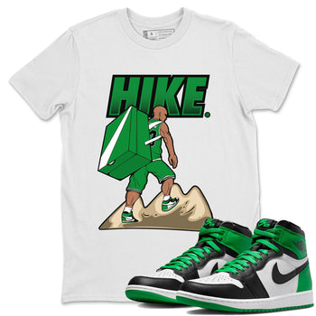 Air Jordan 1 Celtics Sneaker Match Tees Hike Sneaker Tees Air Jordan 1 High OG Celtics Sneaker Release Tees Unisex Shirts White 1
