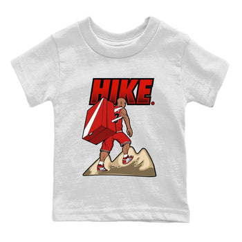 Air Jordan 1 Chicago Sneaker Match Tees Hike Sneaker Tees Air Jordan 1 Retro Chicago Sneaker Release Tees Kids Shirts White 2