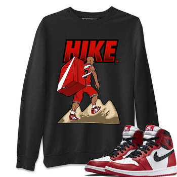 Air Jordan 1 Chicago Sneaker Match Tees Hike Sneaker Tees Air Jordan 1 Retro Chicago Sneaker Release Tees Unisex Shirts Black 1