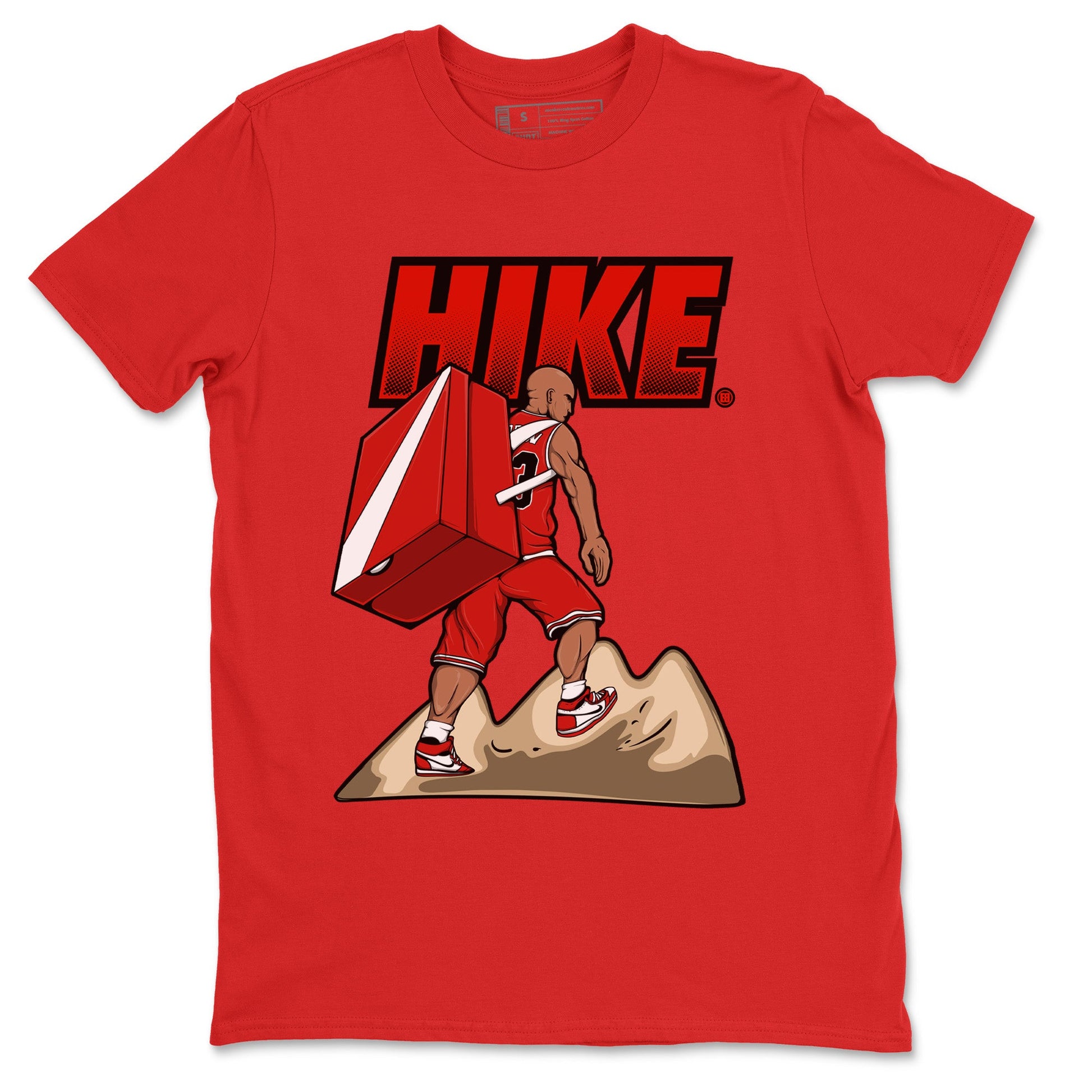 Air Jordan 1 Chicago Sneaker Match Tees Hike Sneaker Tees Air Jordan 1 Retro Chicago Sneaker Release Tees Unisex Shirts Red 2