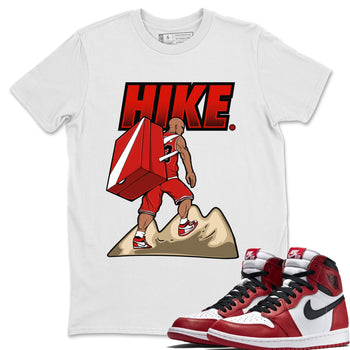 Air Jordan 1 Chicago Sneaker Match Tees Hike Sneaker Tees Air Jordan 1 Retro Chicago Sneaker Release Tees Unisex Shirts White 1