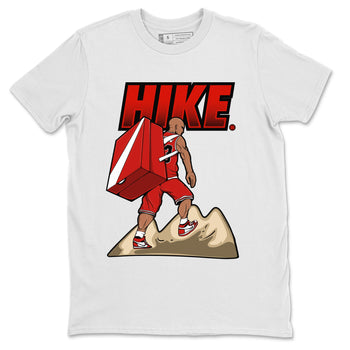 Air Jordan 1 Chicago Sneaker Match Tees Hike Sneaker Tees Air Jordan 1 Retro Chicago Sneaker Release Tees Unisex Shirts White 2