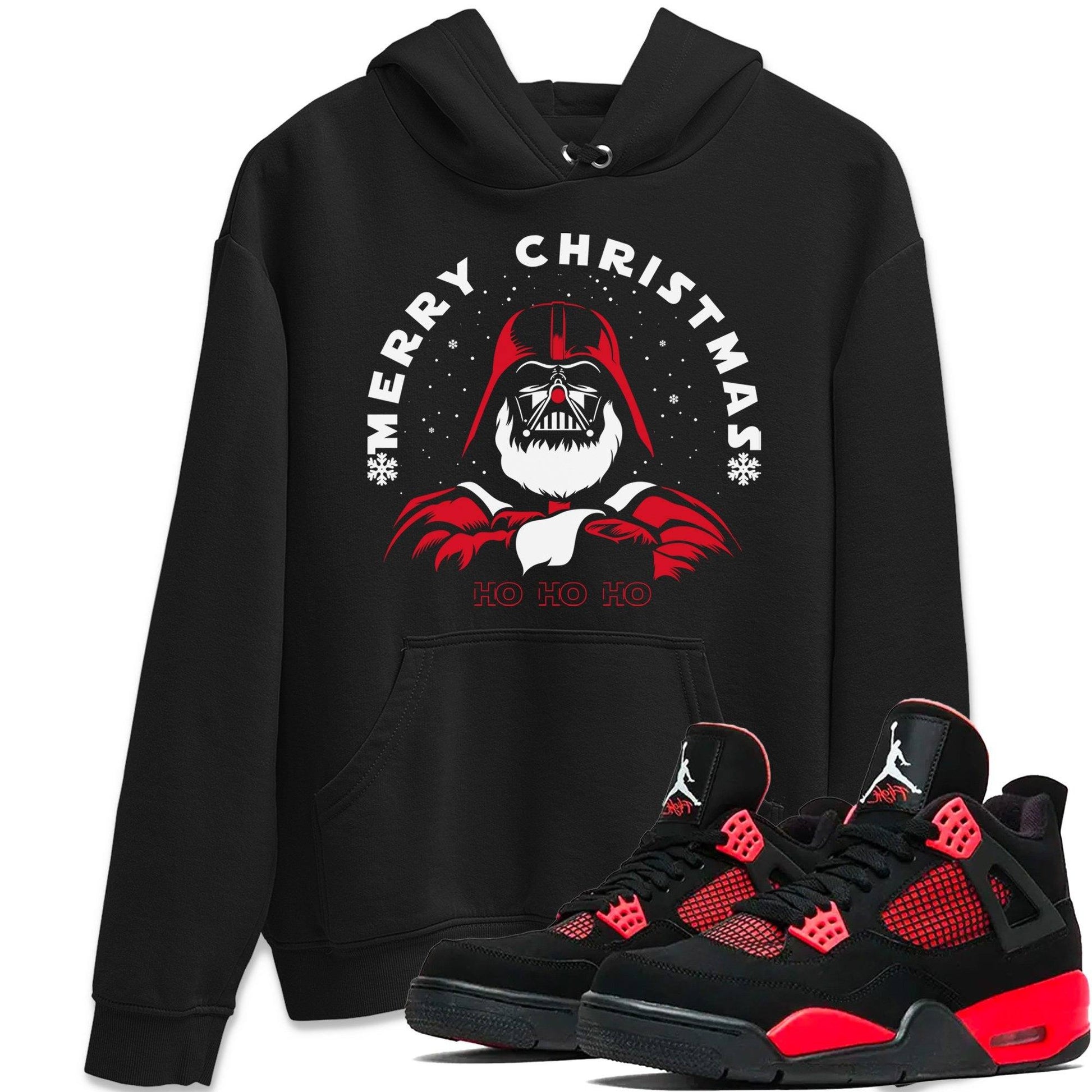 Jordan 4 Red Thunder Sneaker Match Tees Ho Ho Ho Sneaker Tees Jordan 4 Red Thunder Sneaker Release Tees Unisex Shirts