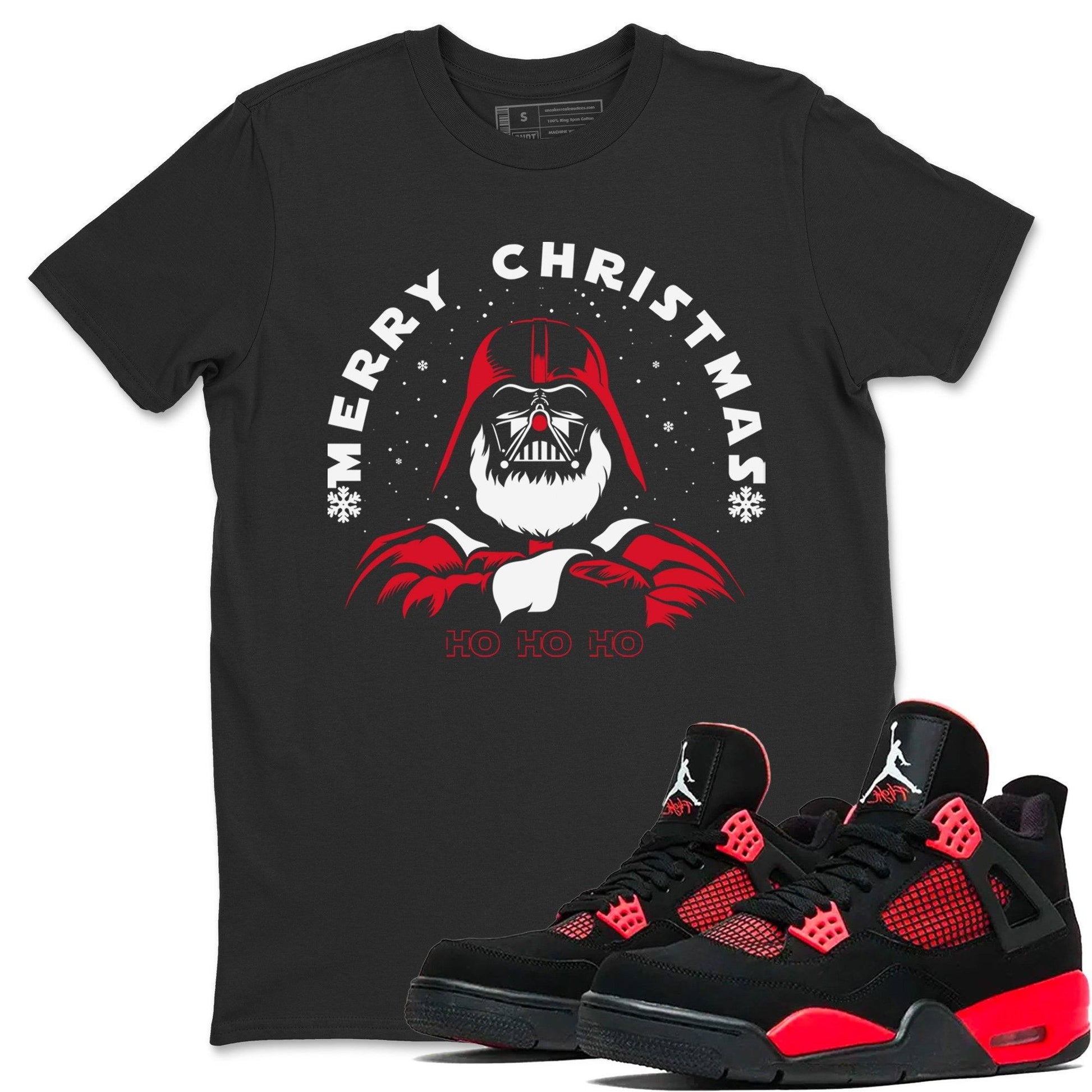 Jordan 4 Red Thunder Sneaker Match Tees Ho Ho Ho Sneaker Tees Jordan 4 Red Thunder Sneaker Release Tees Unisex Shirts
