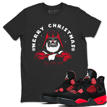 Jordan 4 Red Thunder Sneaker Match Tees Ho Ho Ho Sneaker Tees Jordan 4 Red Thunder Sneaker Release Tees Unisex Shirts