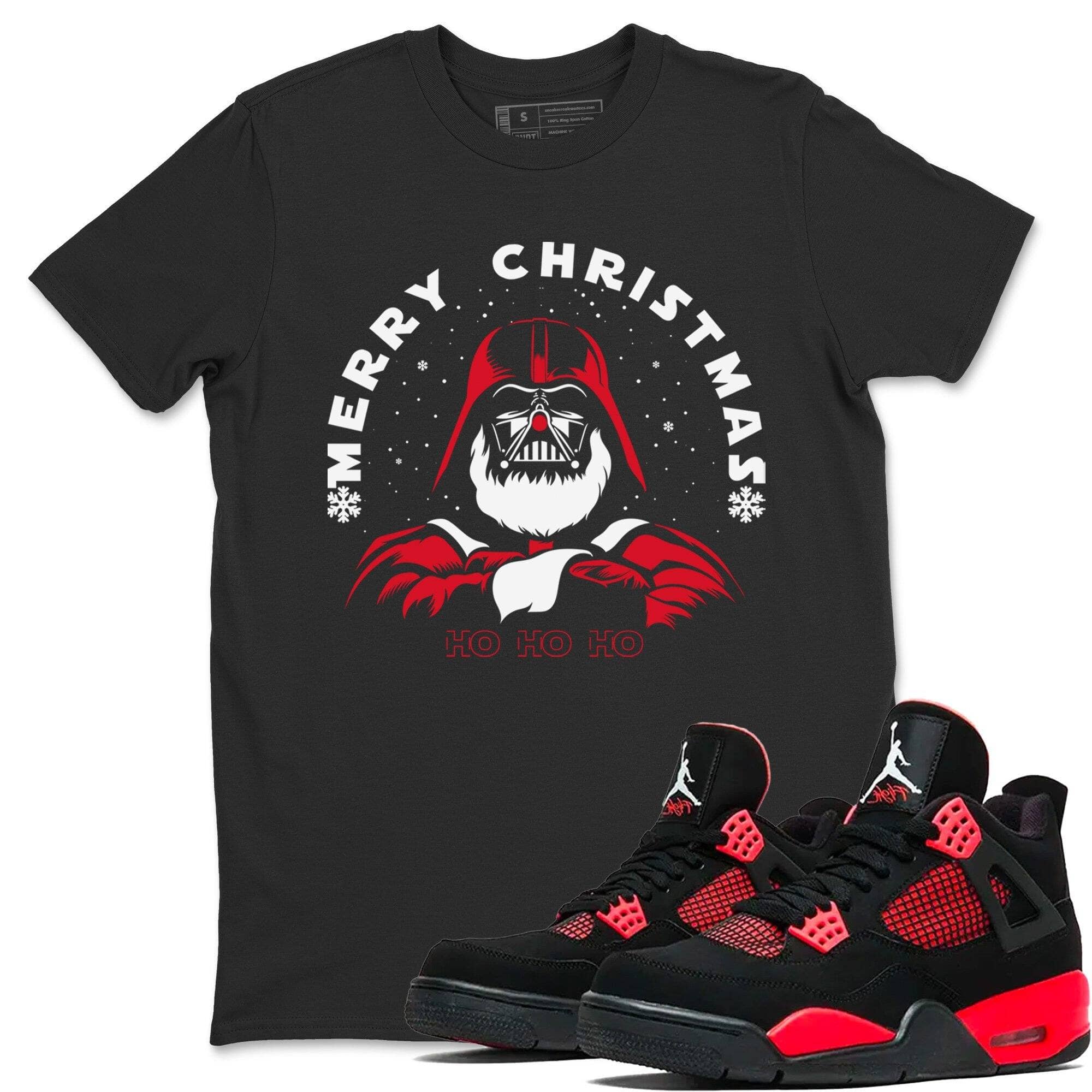 Jordan 4 Red Thunder Sneaker Match Tees Ho Ho Ho Sneaker Tees Jordan 4 Red Thunder Sneaker Release Tees Unisex Shirts