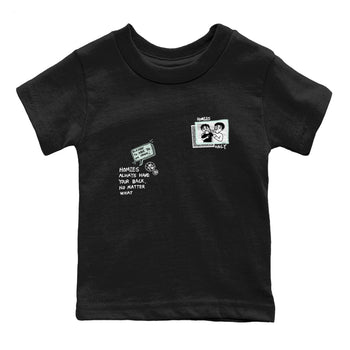 3s Green Glow shirt to match jordans Homies Only sneaker tees Air Jordan 3 Green Glow SNRT sneaker release tees baby toddler Black 2 cotton Shirt