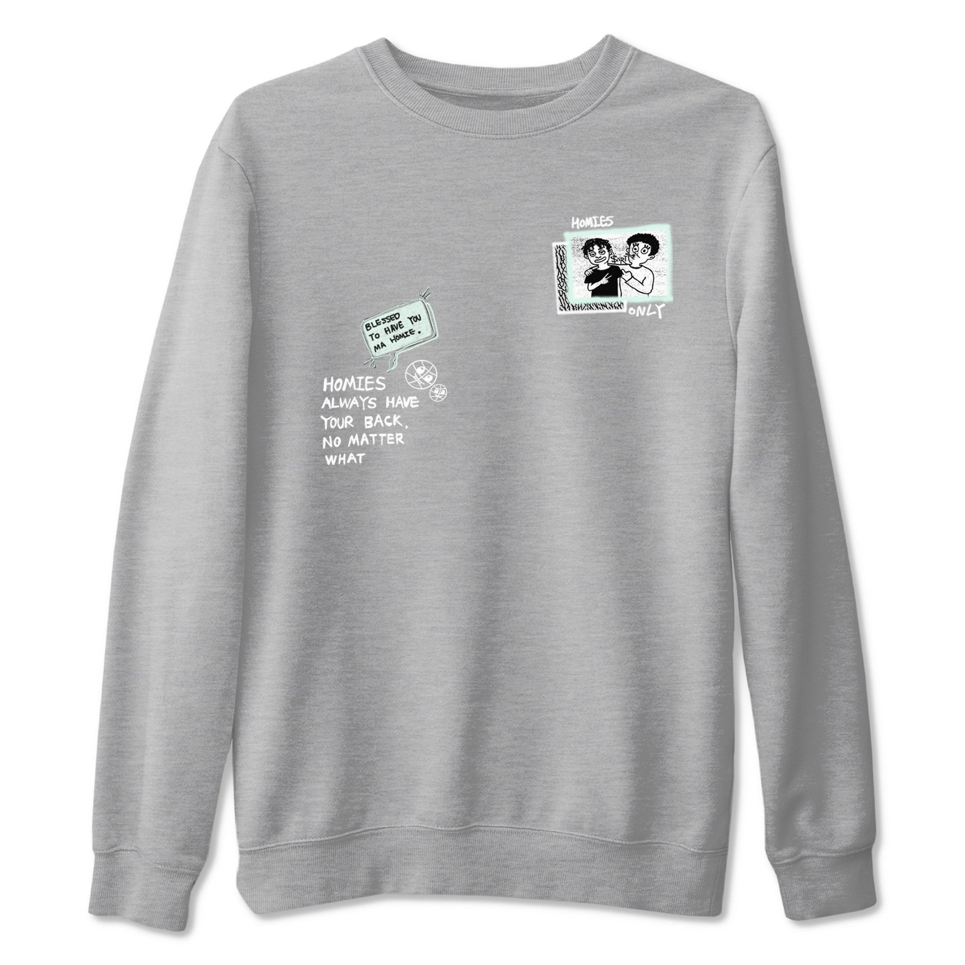 3s Green Glow shirt to match jordans Homies Only sneaker tees Air Jordan 3 Green Glow SNRT Sneaker Release Tees unisex cotton Heather Grey 2 crew neck shirt
