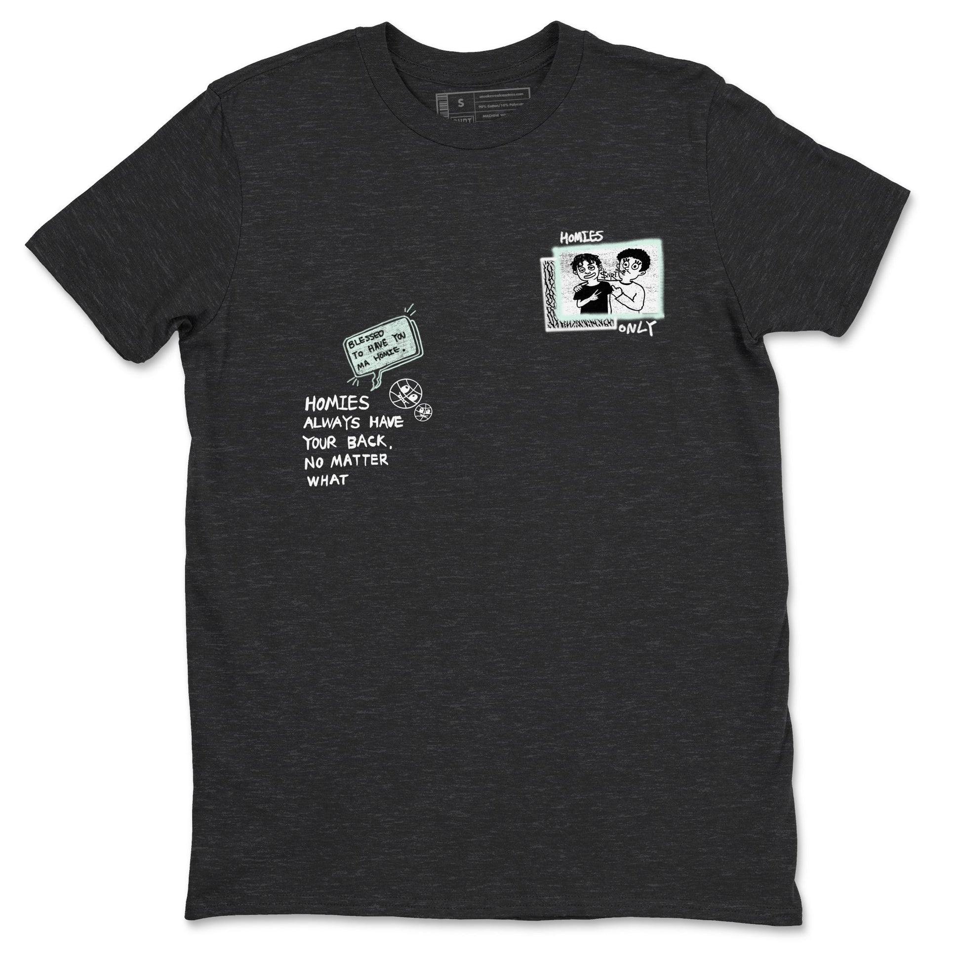 3s Green Glow shirt to match jordans Homies Only sneaker tees Air Jordan 3 Green Glow SNRT Sneaker Release Tees unisex cotton Charcoal Heather 2 crew neck shirt