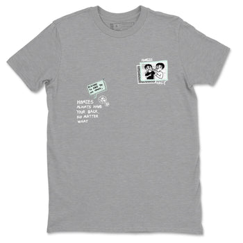 3s Green Glow shirt to match jordans Homies Only sneaker tees Air Jordan 3 Green Glow SNRT Sneaker Release Tees unisex cotton Heather Grey 2 crew neck shirt