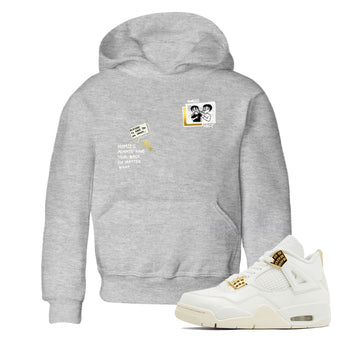 Air Jordan 4 WMNS Sail shirt to match jordans Homies Only sneaker tees 4s Sail SNRT sneaker release tees baby toddler Heather Grey 1 cotton Shirt
