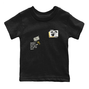 Air Jordan 4 WMNS Sail shirt to match jordans Homies Only sneaker tees 4s Sail SNRT sneaker release tees baby toddler Black 2 cotton Shirt