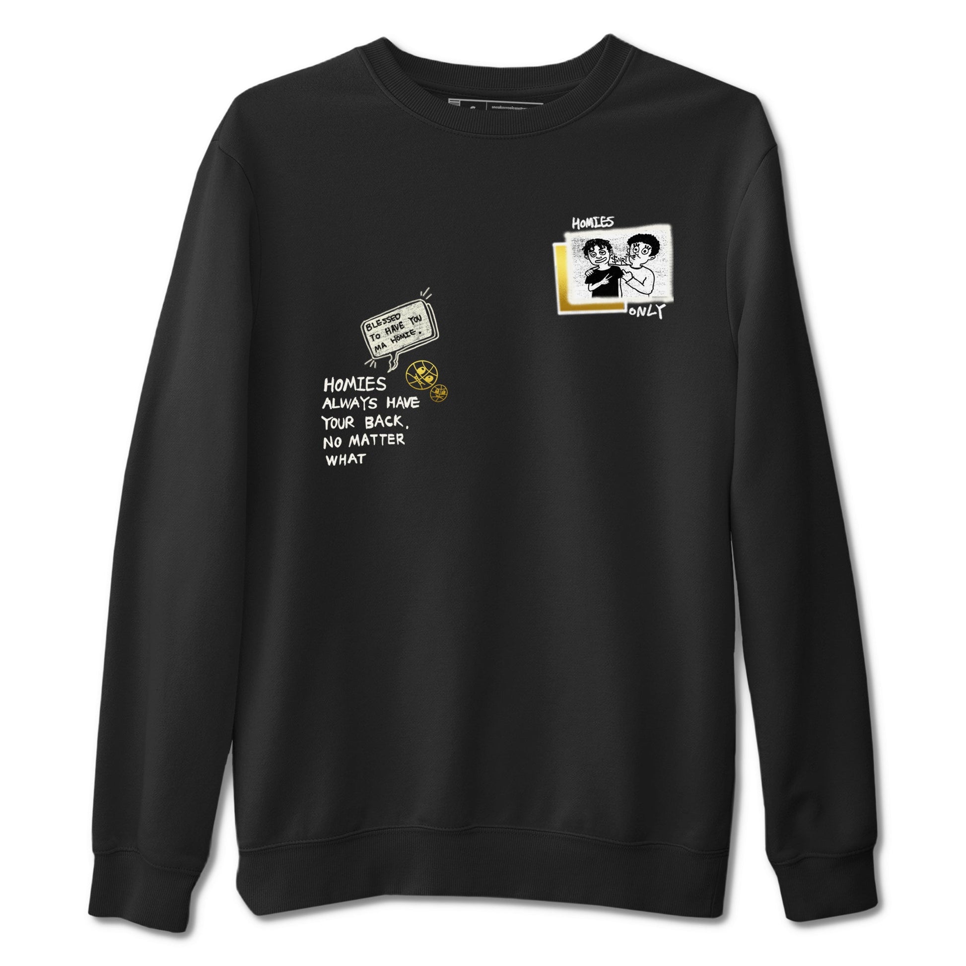 Air Jordan 4 WMNS Sail shirt to match jordans Homies Only sneaker tees 4s Sail SNRT Sneaker Release Tees unisex cotton Black 2 crew neck shirt