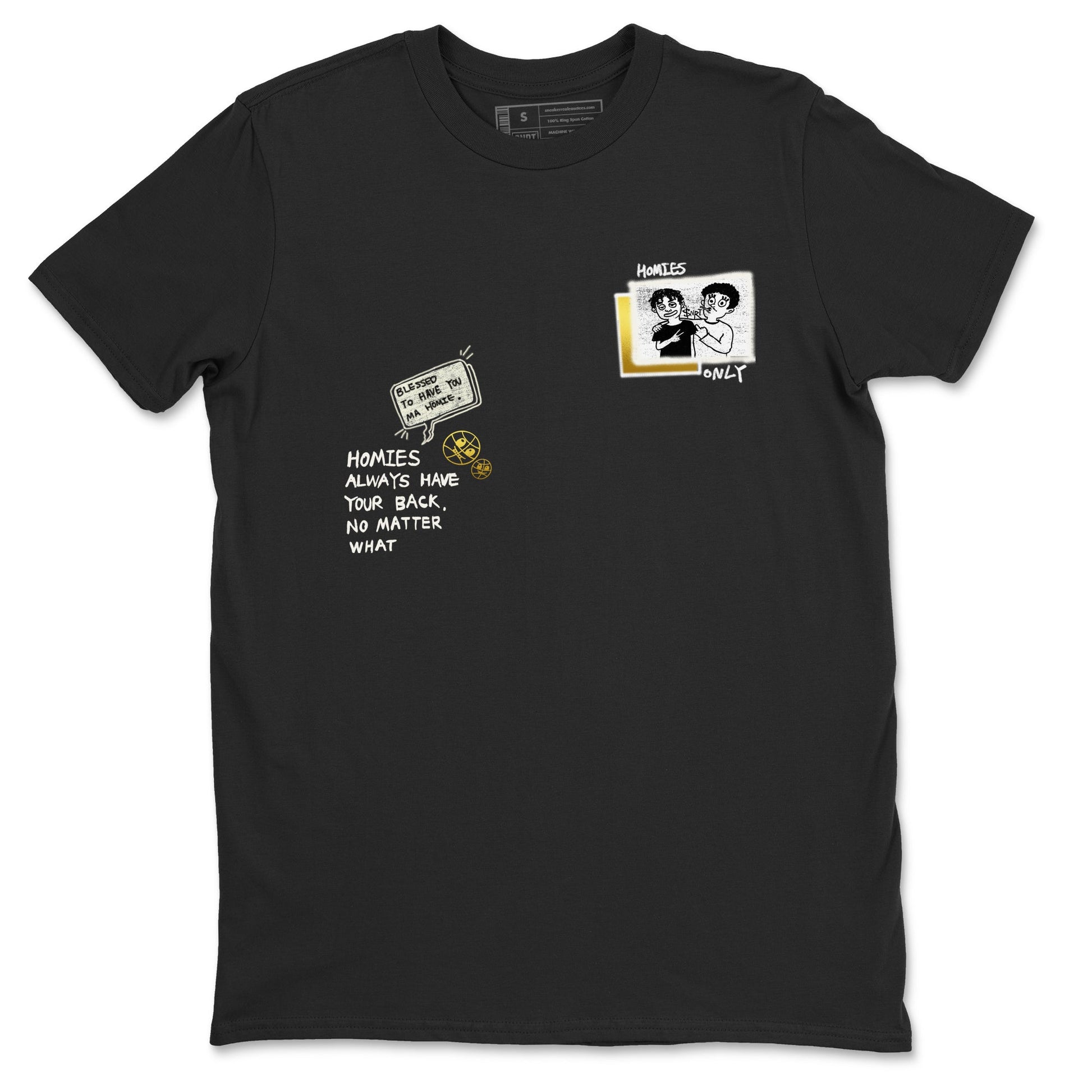 Air Jordan 4 WMNS Sail shirt to match jordans Homies Only sneaker tees 4s Sail SNRT Sneaker Release Tees unisex cotton Black 2 crew neck shirt