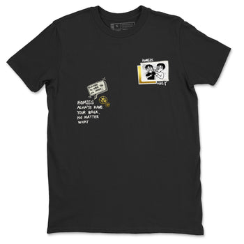 Air Jordan 4 WMNS Sail shirt to match jordans Homies Only sneaker tees 4s Sail SNRT Sneaker Release Tees unisex cotton Black 2 crew neck shirt