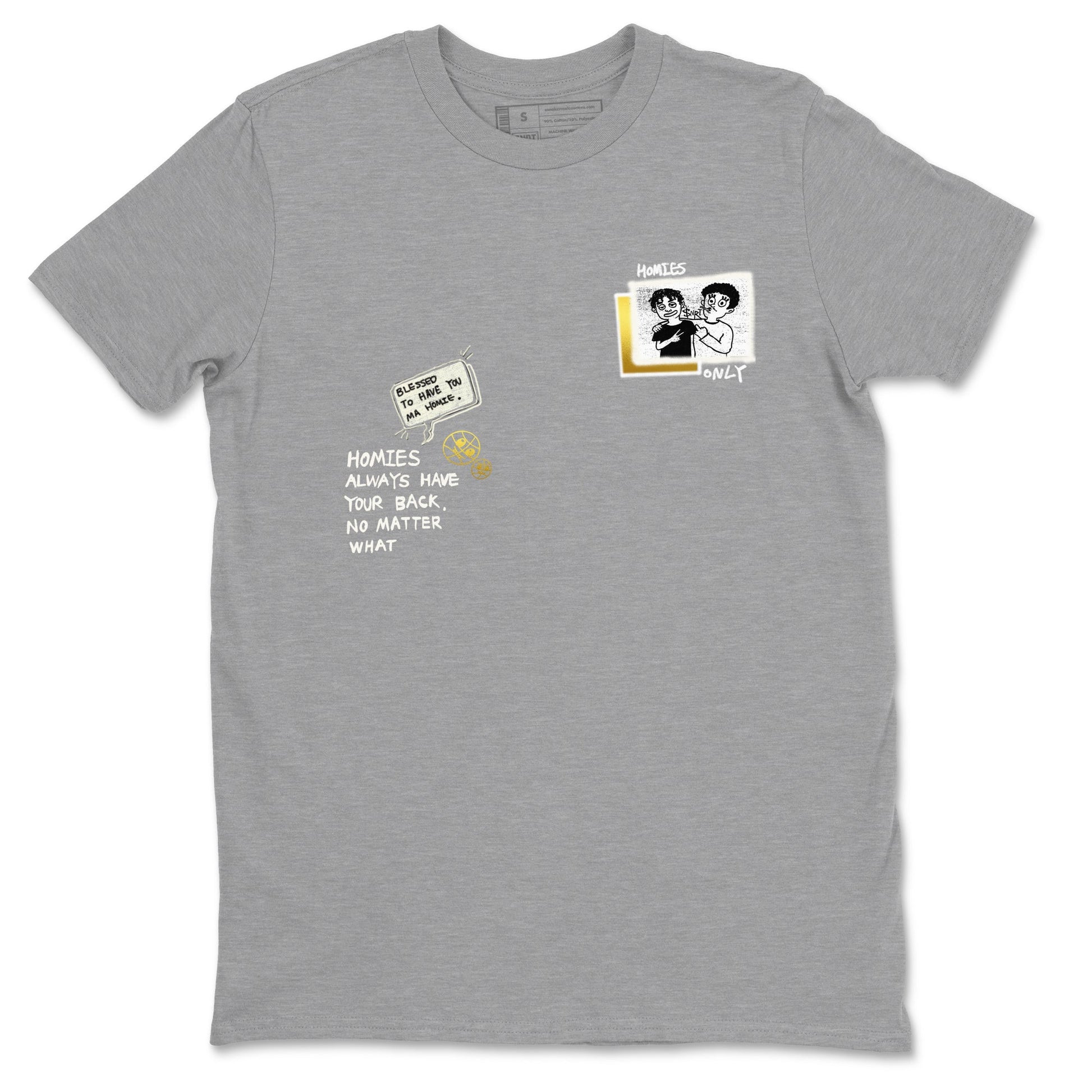 Air Jordan 4 WMNS Sail shirt to match jordans Homies Only sneaker tees 4s Sail SNRT Sneaker Release Tees unisex cotton Heather Grey 2 crew neck shirt