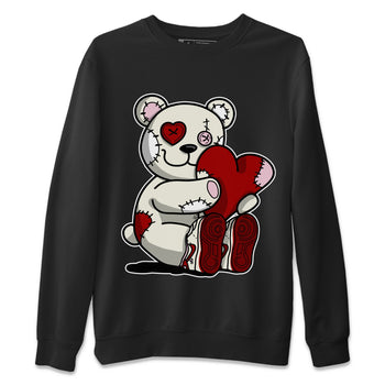 Air Force 1 Valentines Day Sneaker Match Tees Hugging Bear Sneaker Tees Air Force 1 Valentines Day Sneaker Release Tees Unisex Shirts