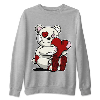 Air Force 1 Valentines Day Sneaker Match Tees Hugging Bear Sneaker Tees Air Force 1 Valentines Day Sneaker Release Tees Unisex Shirts