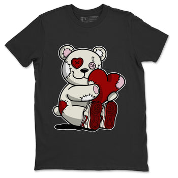 Air Force 1 Valentines Day Sneaker Match Tees Hugging Bear Sneaker Tees Air Force 1 Valentines Day Sneaker Release Tees Unisex Shirts