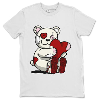 Air Force 1 Valentines Day Sneaker Match Tees Hugging Bear Sneaker Tees Air Force 1 Valentines Day Sneaker Release Tees Unisex Shirts