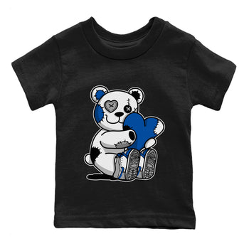 Jordan 1 True Blue Sneaker Match Tees Hugging Bear Sneaker Tees Jordan 1 True Blue Sneaker Release Tees Kids Shirts