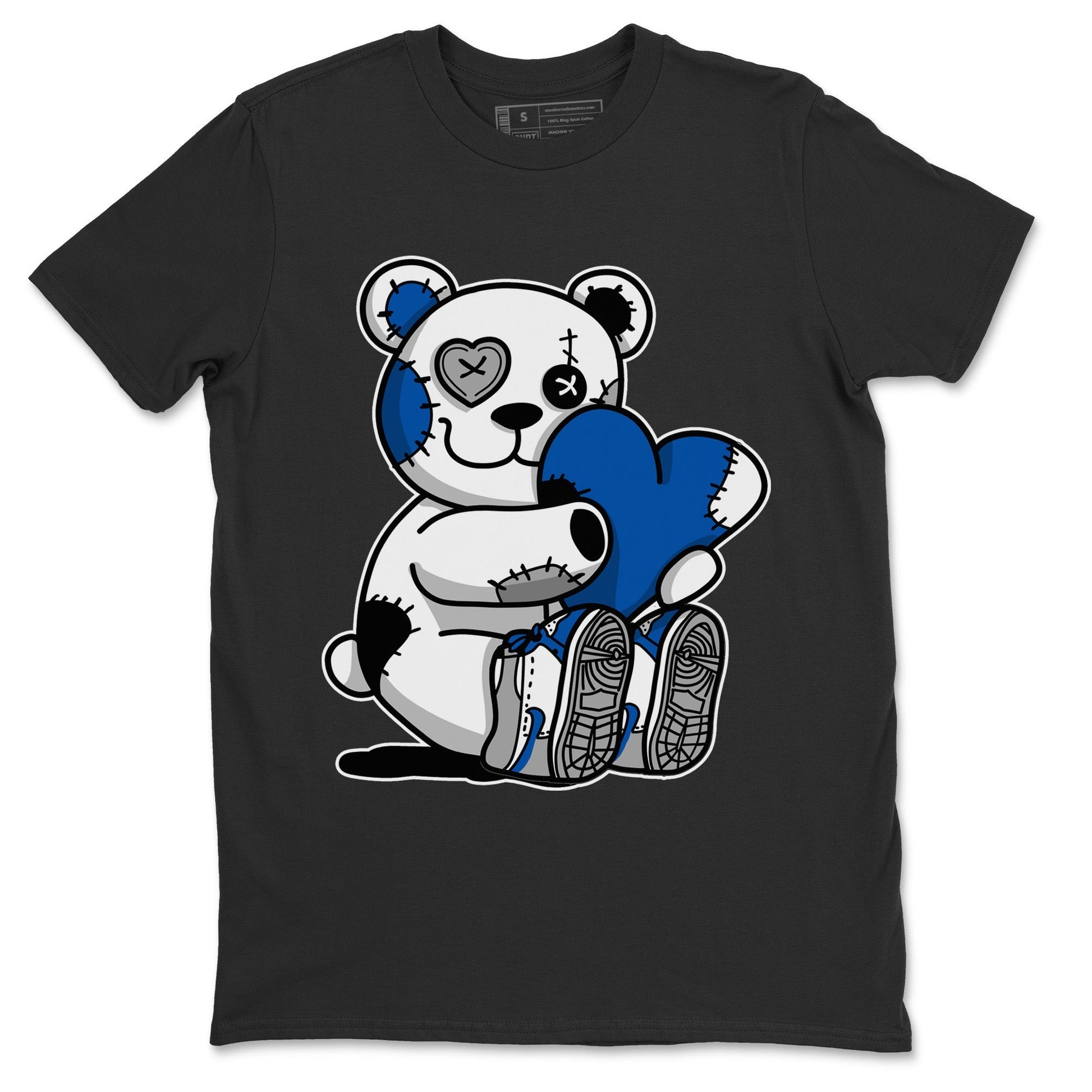 Jordan 1 True Blue Sneaker Match Tees Hugging Bear Sneaker Tees Jordan 1 True Blue Sneaker Release Tees Unisex Shirts