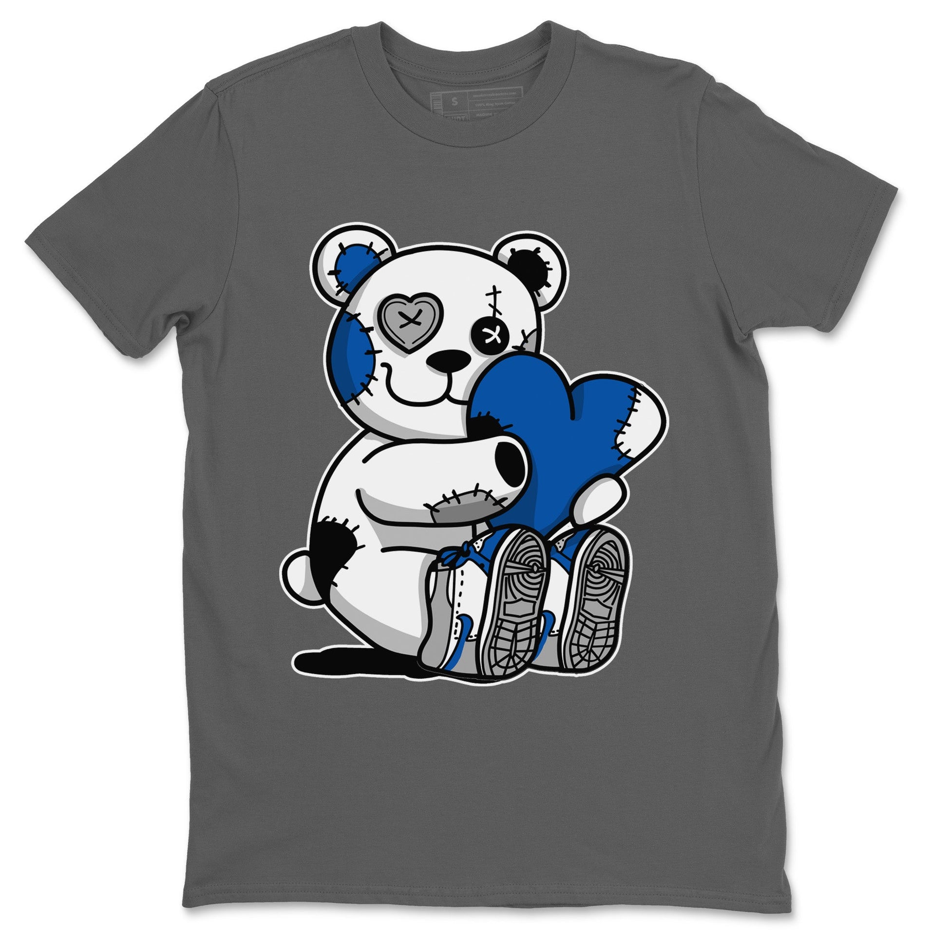 Jordan 1 True Blue Sneaker Match Tees Hugging Bear Sneaker Tees Jordan 1 True Blue Sneaker Release Tees Unisex Shirts