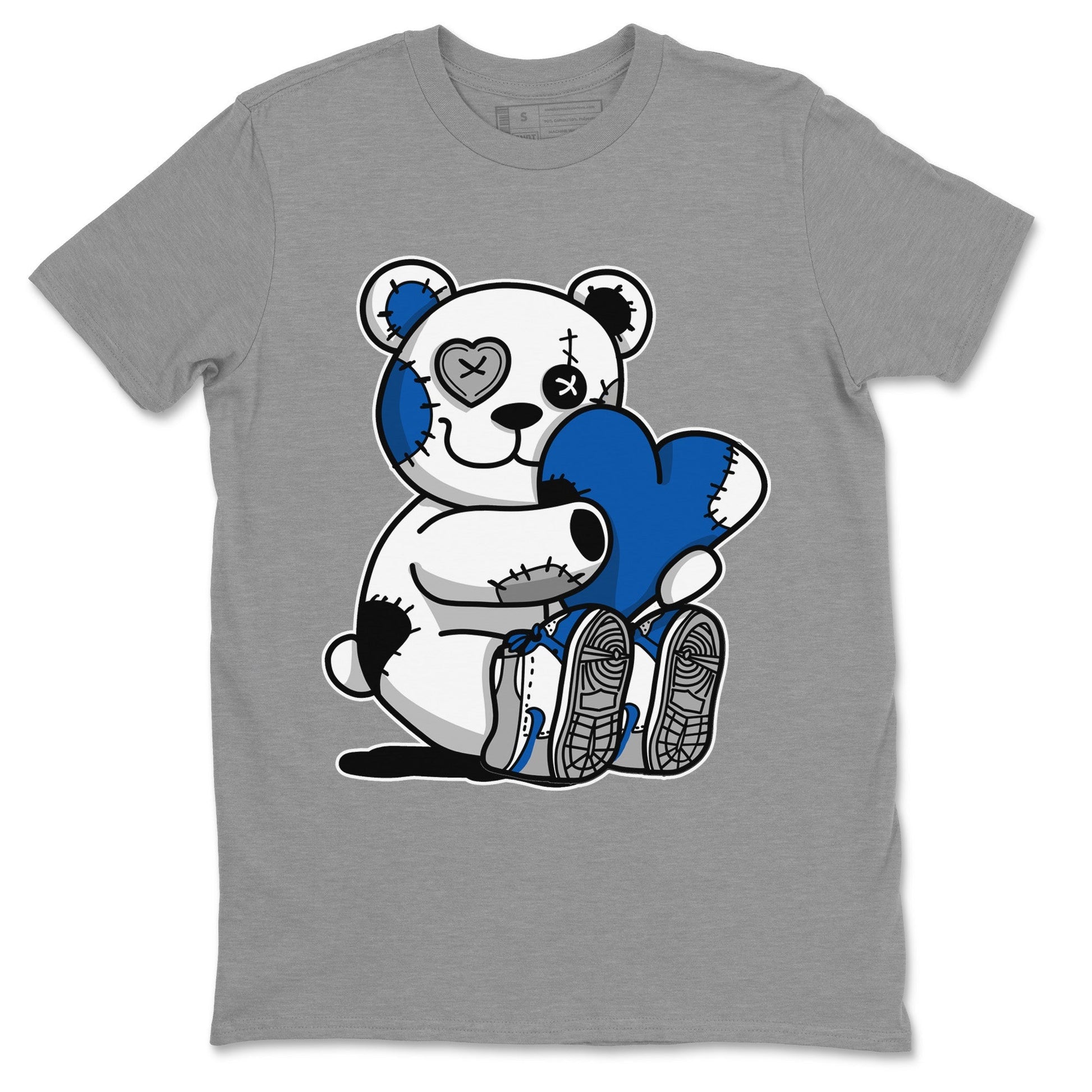 Jordan 1 True Blue Sneaker Match Tees Hugging Bear Sneaker Tees Jordan 1 True Blue Sneaker Release Tees Unisex Shirts