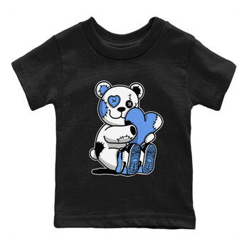 Air Jordan 1 Retro High OG UNC Toe shirt to match jordans Hugging Bear sneaker tees UNC Toe 1s SNRT Sneaker Release Tees Baby Toddler Black 2 T-Shirt