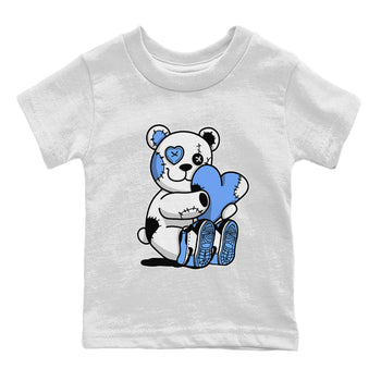 Air Jordan 1 Retro High OG UNC Toe shirt to match jordans Hugging Bear sneaker tees UNC Toe 1s SNRT Sneaker Release Tees Baby Toddler White 2 T-Shirt