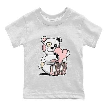 Air Jordan 1 Washed Pink Sneaker Match Tees Hugging Bear Sneaker Tees Air Jordan 1 WMNS Washed Pink Tees Kids Shirts White 2