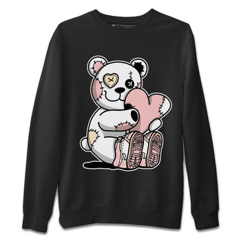 Air Jordan 1 Washed Pink Sneaker Match Tees Hugging Bear Sneaker Tees Air Jordan 1 WMNS Washed Pink Tees Unisex Shirts Black 2