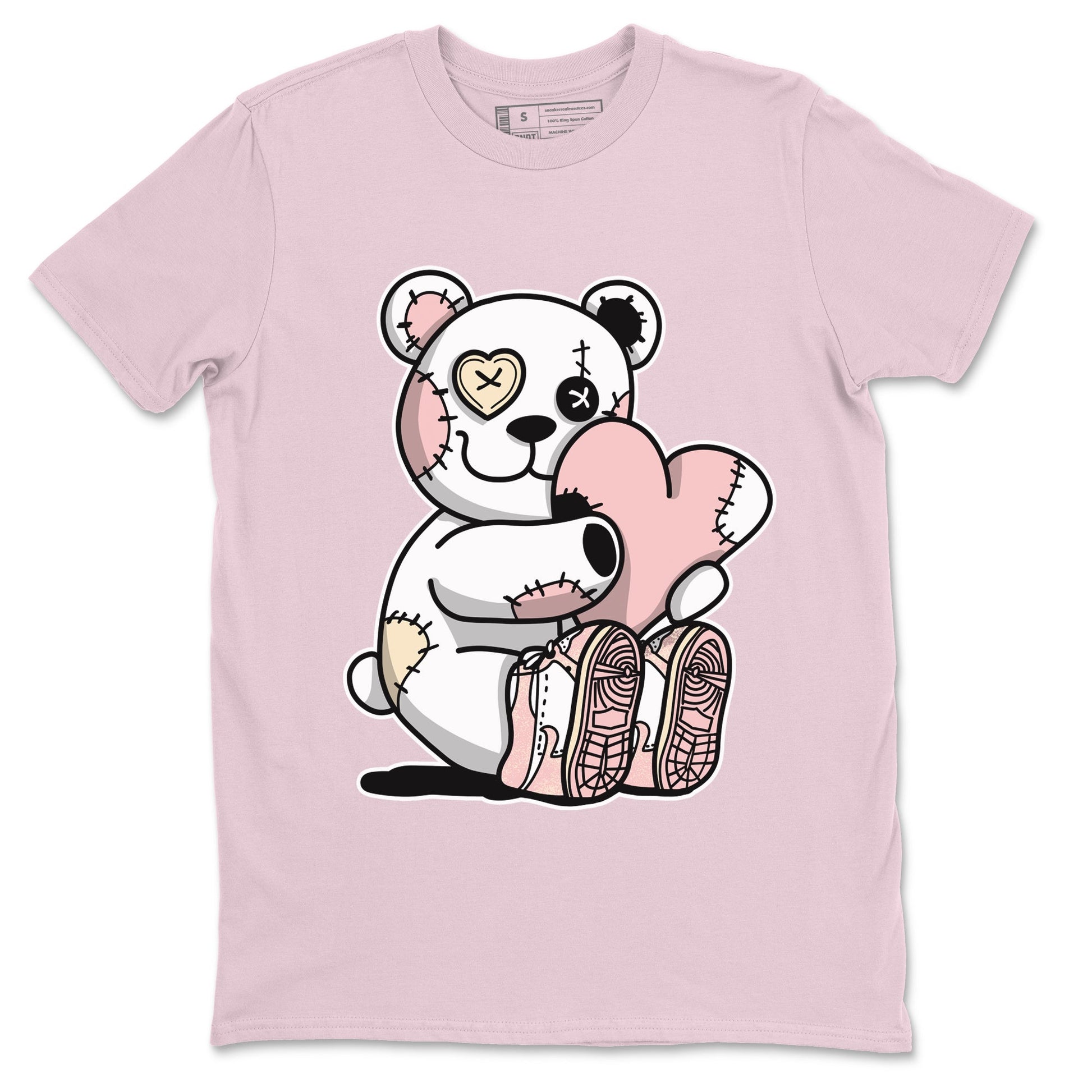 Air Jordan 1 Washed Pink Sneaker Match Tees Hugging Bear Sneaker Tees Air Jordan 1 WMNS Washed Pink Tees Unisex Shirts Pink 2