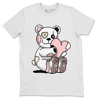 Air Jordan 1 Washed Pink Sneaker Match Tees Hugging Bear Sneaker Tees Air Jordan 1 WMNS Washed Pink Tees Unisex Shirts White 2