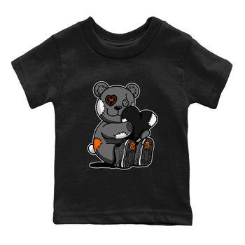 Air Jordan 3 Fear shirt to match jordans Hugging Bear sneaker tees Air Jordan 3 Retro Fear SNRT Sneaker Release Tees Crew Neck T-ShirtBaby Toddler Black 2 T-Shirt