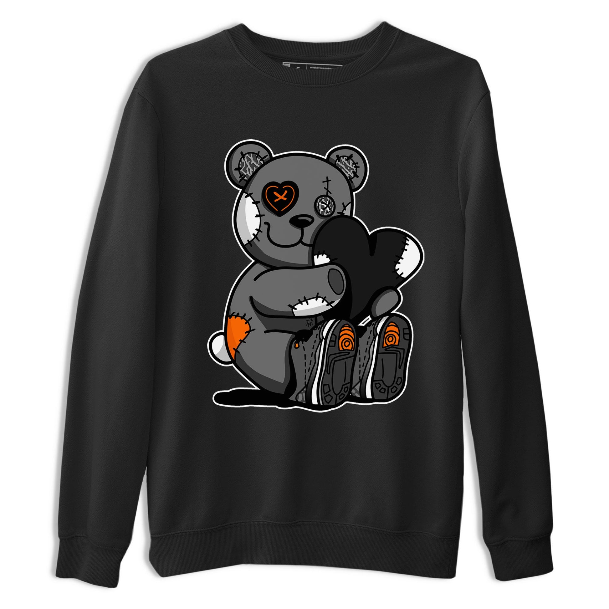 Air Jordan 3 Fear shirt to match jordans Hugging Bear sneaker tees Air Jordan 3 Retro Fear SNRT Sneaker Release Tees Crew Neck T-ShirtUnisex Black 2 T-Shirt