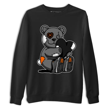 Air Jordan 3 Fear shirt to match jordans Hugging Bear sneaker tees Air Jordan 3 Retro Fear SNRT Sneaker Release Tees Crew Neck T-ShirtUnisex Black 2 T-Shirt