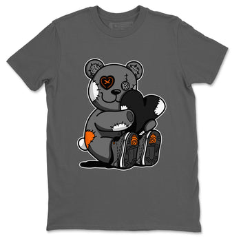Air Jordan 3 Fear shirt to match jordans Hugging Bear sneaker tees Air Jordan 3 Retro Fear SNRT Sneaker Release Tees Crew Neck T-ShirtUnisex Cool Grey 2 T-Shirt