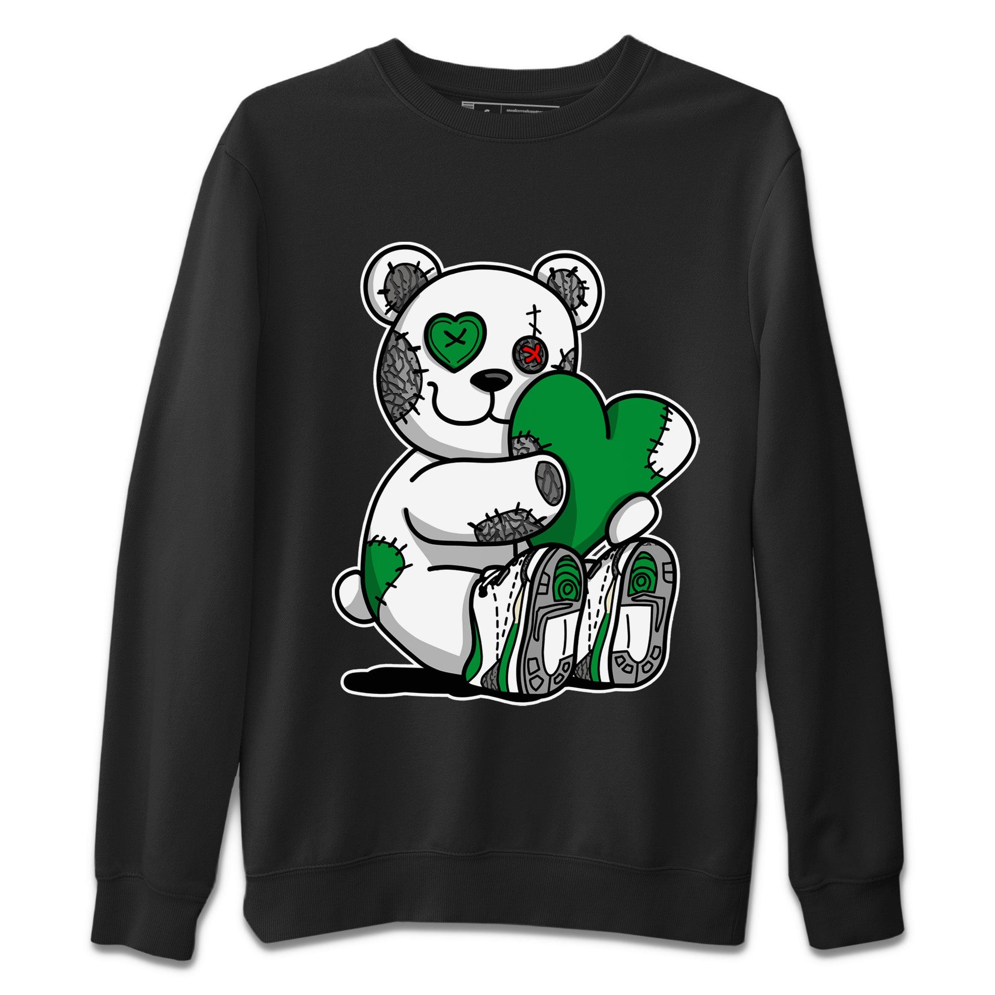 Air Jordan 3 Lucky Green Sneaker Match Tees Hugging Bear Sneaker Tees Jordan 3 Retro Lucky Green Sneaker Release Tees Unisex Shirts Black 2